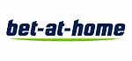 bet-at-home Logo, blaue Schrift auf weißem Grund